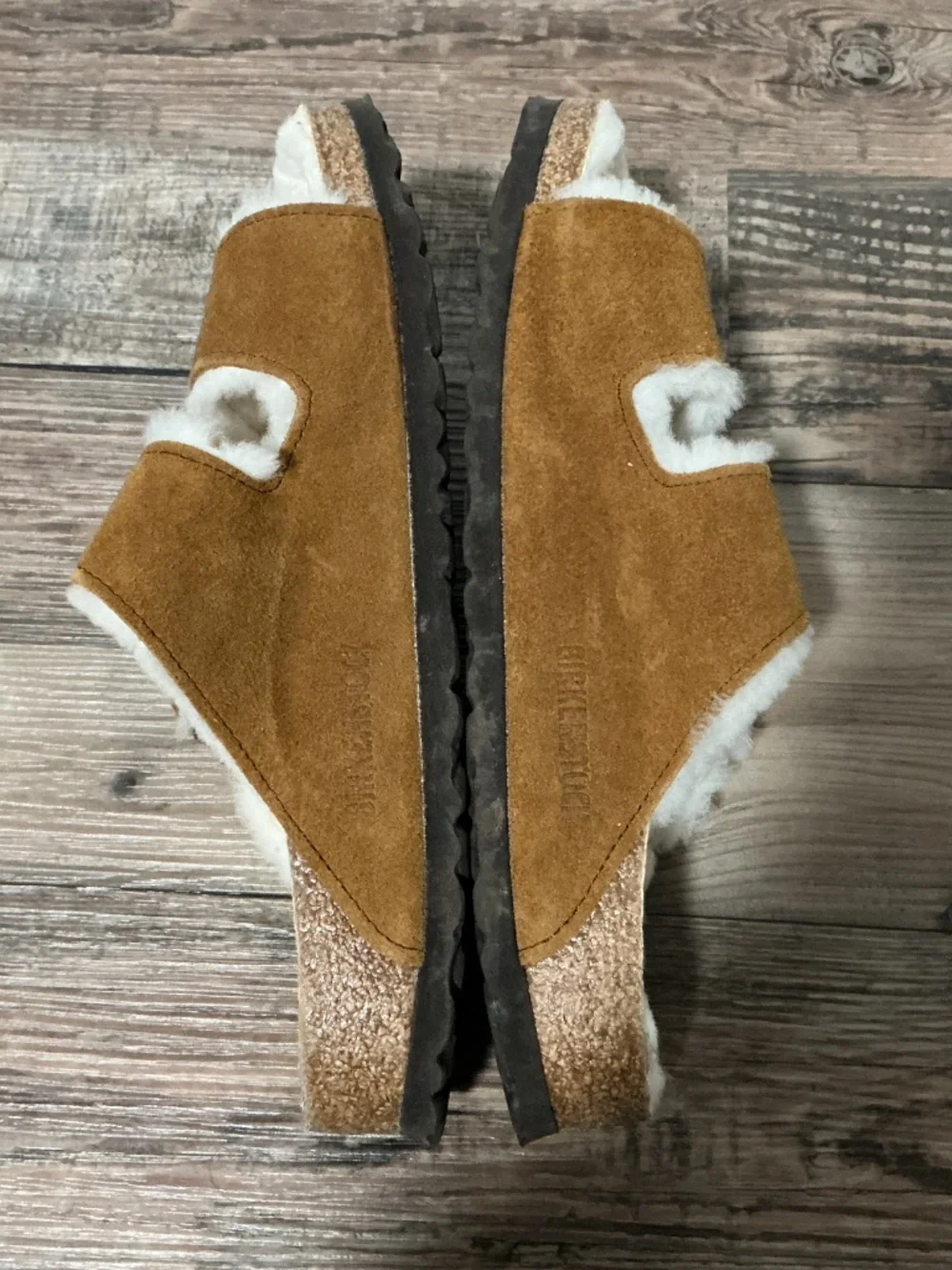 Birkenstock Arizona Shearling Lined Sandals - 38